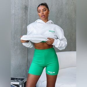 White Fox Offstage Ribbed Bike Shorts - Amazon